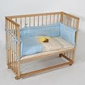 Beistellbett Babybett inkl. 8-teiligem Zubeh�r blau