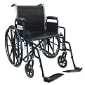 Drive Medical Silver Sport (2) 18'' Wheelchair - Black