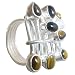 Buy Ring Sterling Silver Tiger's-Eye Gemstone Jewelry (rng225)