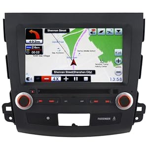 Buy one get one  Koolertron For 2007-2011 MITSUBISHI OUTLANDER and CITROEN C-CROSSER Indash DVD GPS Navigation With dual-core/3Zone POP 3G/WIFI/20 Disc CDC/ DVD Recording/ tooth handsfree / Steering wheel control / Phonebook / IPOD / USB / SD / Game