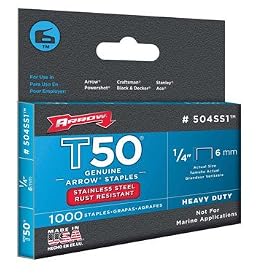 Arrow Fastener Co 1 4In Stainless Steel Staple 504SS1 by Arrow