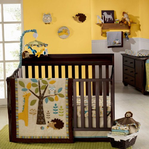 Graco 7 Piece Crib Bedding Set, in The Forest