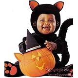 Child's Tom Arma Black Cat Costume (Size: 18-24M)