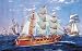 European Sailing Boat Colored 3D Woodcraft Construction Kit