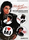 Michael Jackson 4 Button Collectors Pack Bad