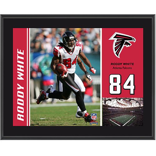 Mounted Memories Atlanta Falcons Roddy White 10.5 x 13 Sublimated Plaque