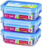Produkt-Bild: EMSA 508570 Gesunde Frische, Frischhaltedose Clip & Close 3 x 0.55 Liter 3-er Set