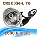 CREE XM-L T6 1600 lumens Bike Bicycle light lamp headlight+Battery