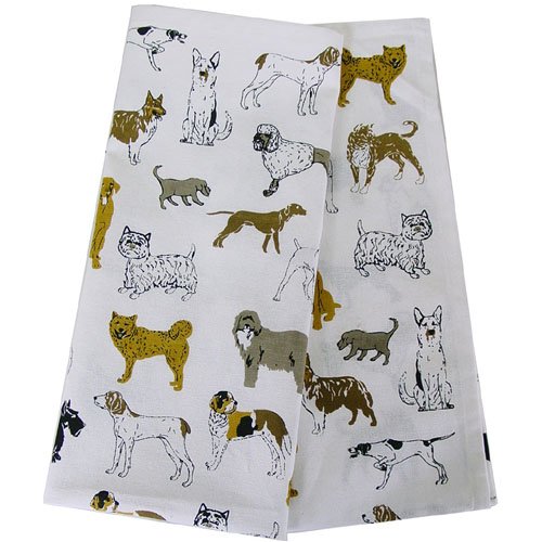 Kennel Club Dogs Novelty Print Dish Kitchen Towel - Set of 2