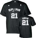 Tim Duncan adidas Player Name and Number San Antonio Spurs Youth Tee