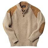 Eddie Bauer(エディー・バウアー) シアトルスエード3ボタンラグランヘンリーセーター