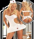 Redlily Women’s Sexy Nurse Fancy Dress, Adult Costume