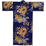 Dragon Tiger kimono - blue