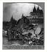 Historic Print (XL): Pilgrims bathing in the sacred Ganges before the Temple in Benar...