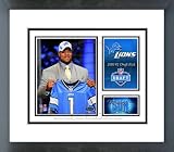 Ndamukong Suh Detroit Lions 2010 Draft Pick Milestones and Memories Framed Picture