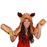 Plush Reindeer Hat by Tipsy Elves