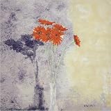 Miguel Ángel Jim Manteca - Gerberas (b) Poster Kunstdruck (45 x 45cm)