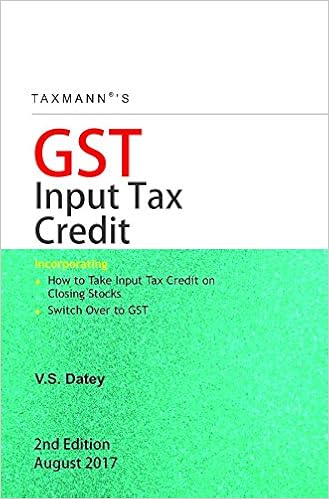GST Input Tax Credit