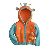 Fair Indigo Joobles Jiffy the Giraffe Baby Organic Cardigan