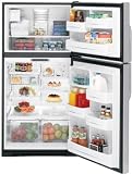 Review GE  / GE GTH22SHSSS 21.7 cu. ft. Top-Freezer Refrigerator with 4 Glass Shelves, Gallon Door Storage, FrostGuard Technology, Internal Water Dispenser and Automatic Icemaker