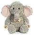 Aurora Peek A Boo- Elephant Plush, Grey