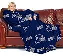 New York Giants Adult Comfy Throw Blanket with Sleeves