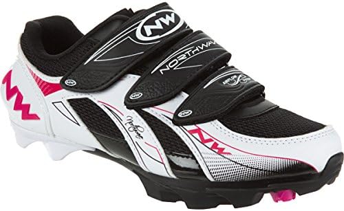 Northwave Vega Women's Shoes White/Black/Fuchsia, 42.0
