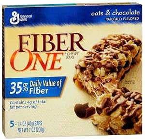 Fiber One Oats & Chocolate Chewy Bars 7 oz