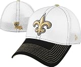 NFL Unisex Adult New Orleans Saints Blitz Neo 3930 Cap (White/Black, Large/X-Large)