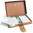 Oriental Mahjong Set with Vinyl Case, Dices, Money Chips and Banker Button Travel Ver. (Mini)