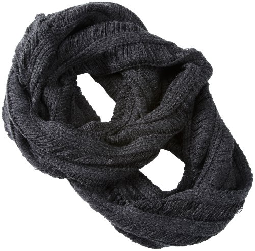 Rip Curl Womens Glunge Circular Scarf, Black, One Size