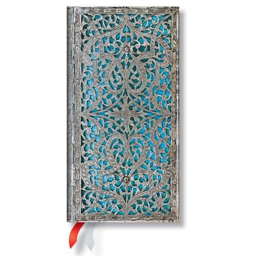 Maya Blue - Paperblanks 2016 Weekly Planner (Slim 3.5 x 7 Horizontal)