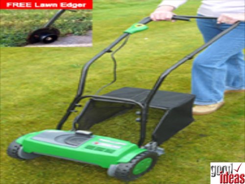 Cordless Cylinder Lawnmower (724/547)- Mow your lawn the environmentally friendly way. Free lawn edger with every new mower.