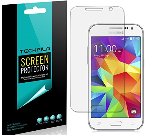 [6-Pack] TechFilm- Samsung Galaxy Core Prime Screen Protector Anti-Glare & Anti-Fingerprint (Matte) Shield + Lifetime Replacements Warranty- Retail Packaging