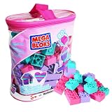 Mega Bloks Value Bag -80 Piece Mini Bloks Pink Set