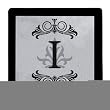 Royal Monogram Glass Trivets Royal Monogram Glass Trivets