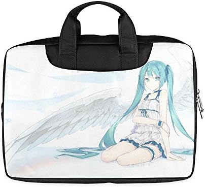 AOIKH Custom Laptop Bag Hatsune Miku Computer Shoulder Bags 15 Inches Nylon Waterproof(twin sides)