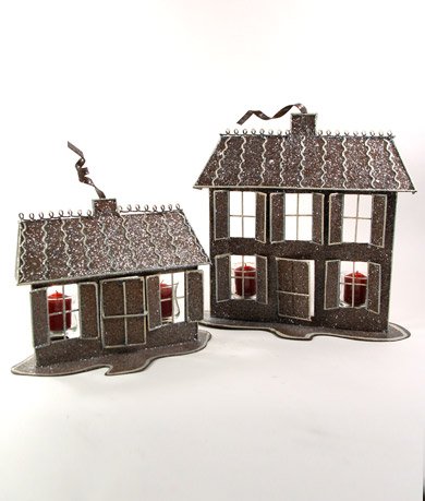 Gingerbread House with Votives - 2
