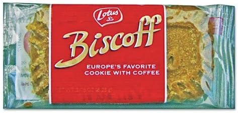 Lotus Biscoff 456268 Cookies, Carmel, 0.22 oz, 100/Box by Lotus Biscoff