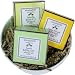 elizabethW Bath Fizzes Boxed Set of 3, Citron Vetiver, Sweet Tea and Leaves Fragrances