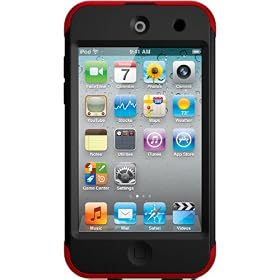 Otterbox Commuter Case for iPod touch 4G (Red/Black): Electronics