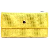 Yellow Robin Faux Leather Wallet Bag Purse Handbag