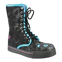 T.U.K. Boots WASHED CANVAS TEDDY 8036 black