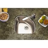 Houzer CST-1212-1 Club Undermount Corner Bar/Prep Sink In Stainless