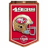 NFL San Francisco 49Ers 11-by-17 Wood Sign Traditional Look
