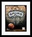 San Antonio Spurs NBA Team Logo and Basketball Framed 8 x 10 Photograph