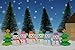 Iwako Snowman and Christmas Tree Japanese Erasers (7 pieces) from Japan