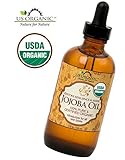 #1 Organic Jojoba Oil ★Certified Organic by USDA,100% Pure & Natural ★ Cold Pressed Virgin, Unrefined ★ Amber Glass Bottle with Glass Eye Dropper for Easy Application ★ US Organic ★ 4 oz(120 ml)
