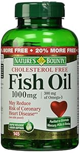Amazon.com: Nature's Bounty Fish Oil 1000 Mg. Cholesterol ...