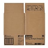 Scotch Mailing, Moving, and Storage Box, 6 Inches x 6 Inches x 6 Inches, Folded Box, 6-Pack (8006.6FB)